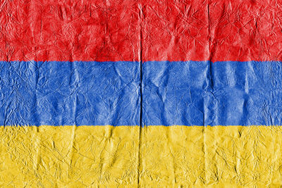 Full frame shot of armenian flag