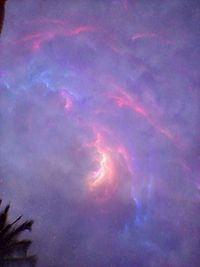 Low angle view of cloudy sky