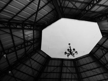 Low angle view of ceiling