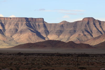 Scenic view of mountains