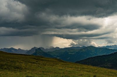 Scenic view of mountains against sky - dolomiti