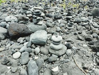 Full frame shot of pebbles