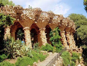 Panoramic view of historical building against sky