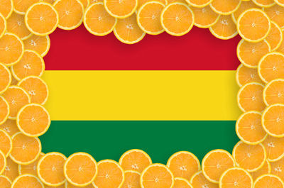 Digital composite image of fruit