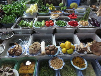 Close-up of fruits for sale in market