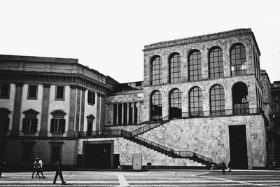 Facade of historic building