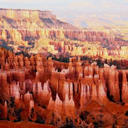 View of rock formations