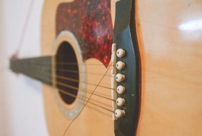 Close-up of guitar