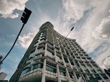 Low angle view of building against sky