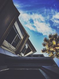 Low angle view of building against sky