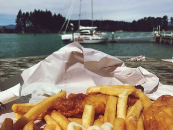 Close-up of french fries