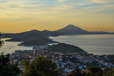 View on mali lošinj from viewpoint