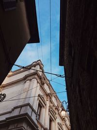 Low angle view of building against sky