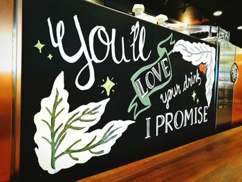 Text on wall