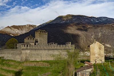 Old ruins against sky