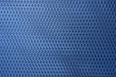 Full frame shot of blue metal surface