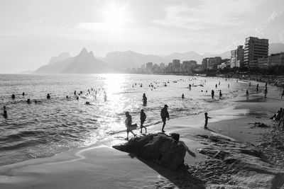 People on beach