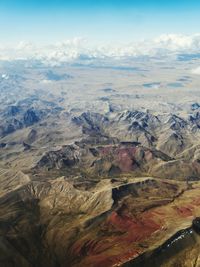 Aerial view of landscape