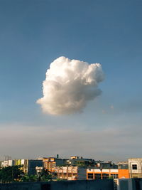 Buildings in city against sky