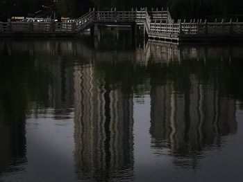 Reflection of sky in water