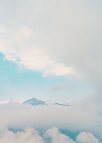 Low angle view of clouds in sky