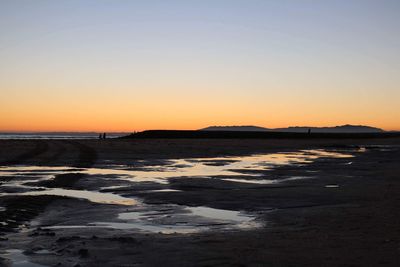 Scenic view of sunset