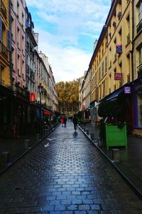 View of city street