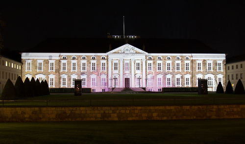 Built structure at night