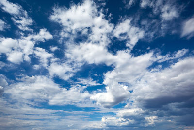 Low angle view of clouds in sky