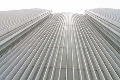 Low angle view of modern building against sky