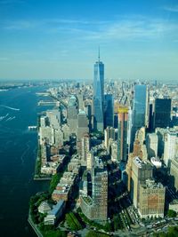City skyline against sky