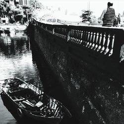 Boats in canal