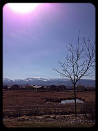 Scenic view of landscape against sky