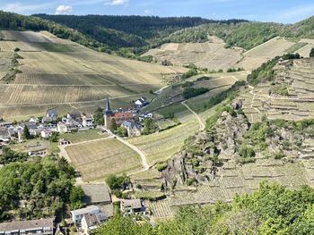 High angle view of landscape