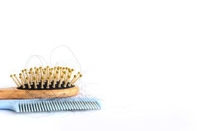 Close-up of cupcakes against white background