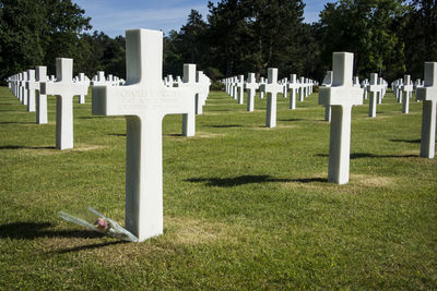 View of cemetery