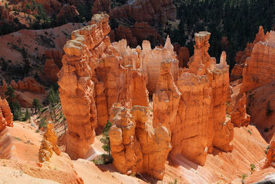 View of rock formation