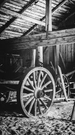 Close-up of abandoned building