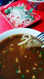 Close-up of food in bowl