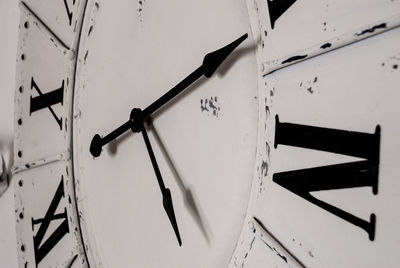 Close-up of text on wall