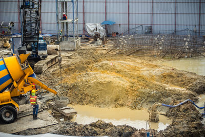 View of construction site