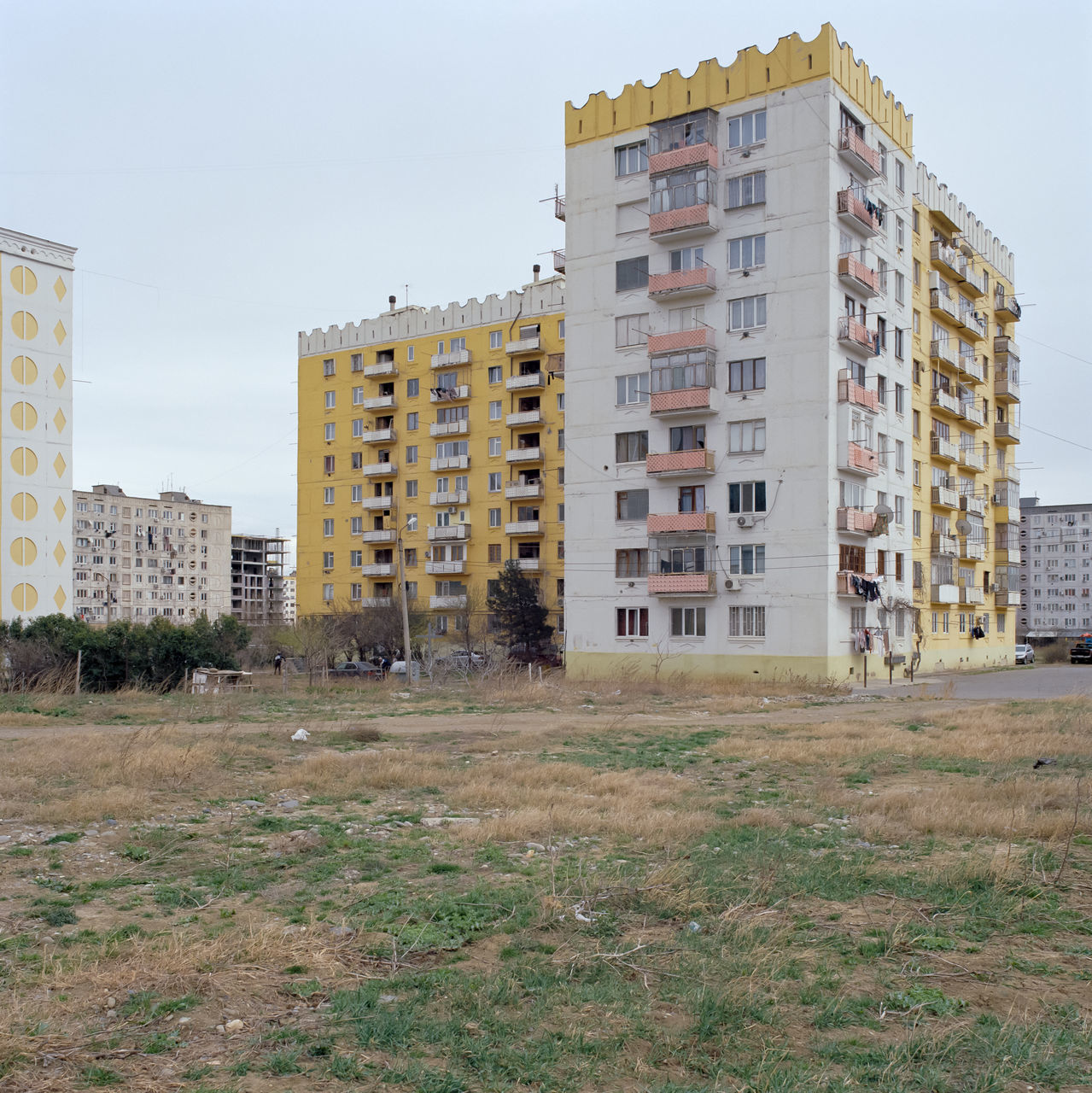 RESIDENTIAL BUILDINGS AGAINST SKY