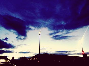 Low angle view of cloudy sky