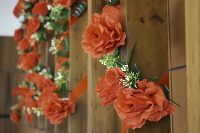 Close-up of rose bouquet