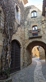 Entrance of historic building