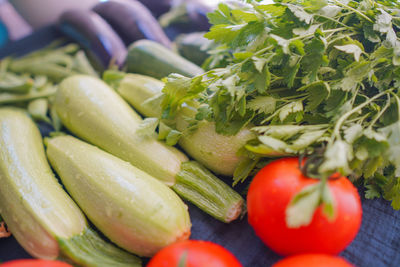 Close-up of fruits for sale in market