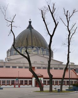 Low angle view of building against sky