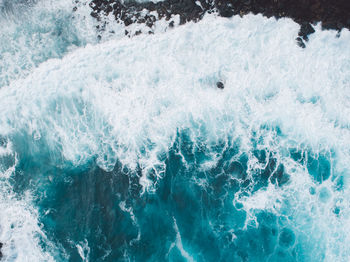 Full frame shot of swimming pool in sea