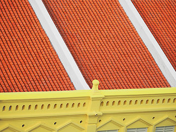 Low angle view of roof