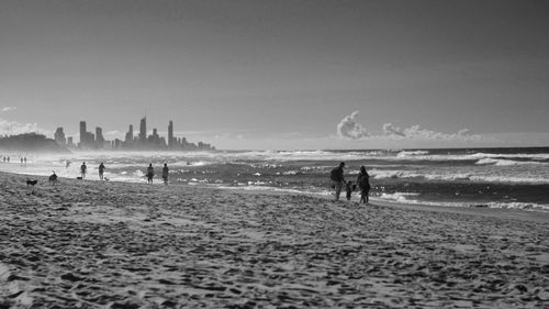 People on beach